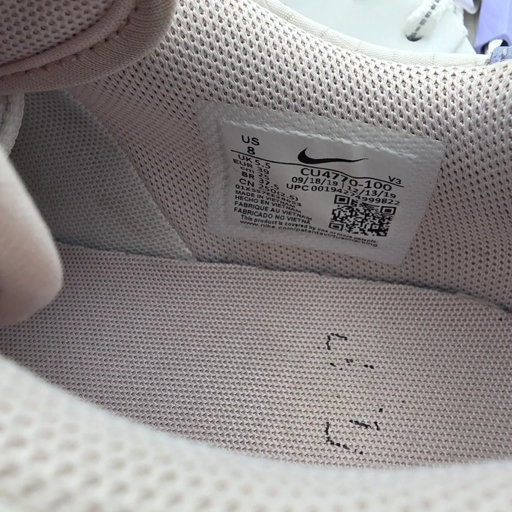 Nike Air Force 1 Sage Low LX White Multi-Swoosh Platform Sneakers CU5315-100 - Picture 10 of 13